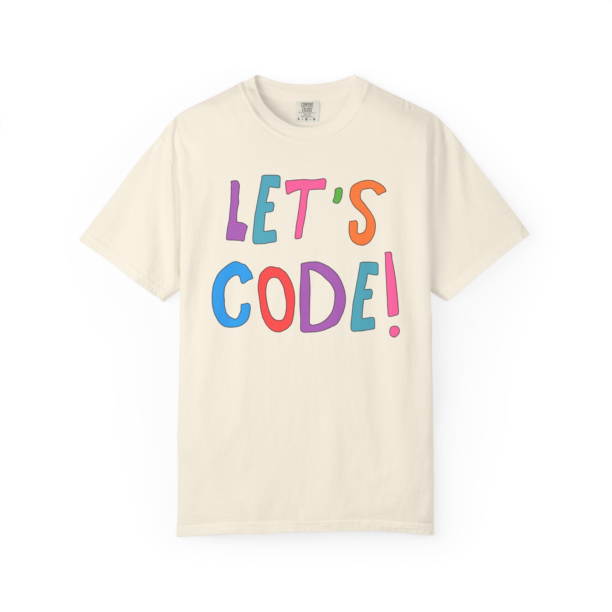 Computer Science Tee Shirt: Let's Code! | Cute Women in STEM T-Shirt, Funny Saying Shirt for Programmer, Software Engineer Present - Opal and June