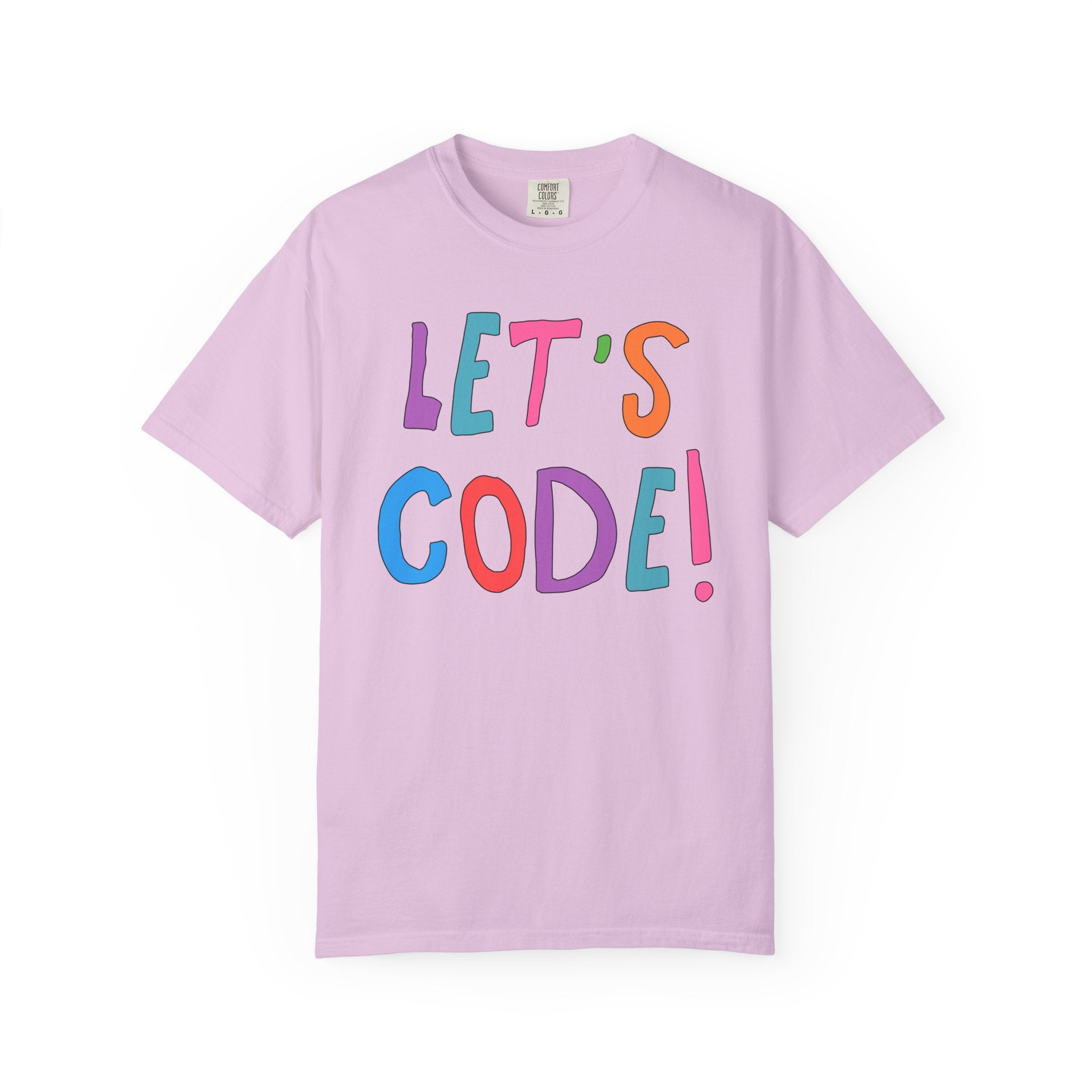 Computer Science Tee Shirt: Let's Code! | Cute Women in STEM T-Shirt, Funny Saying Shirt for Programmer, Software Engineer Present - Opal and June