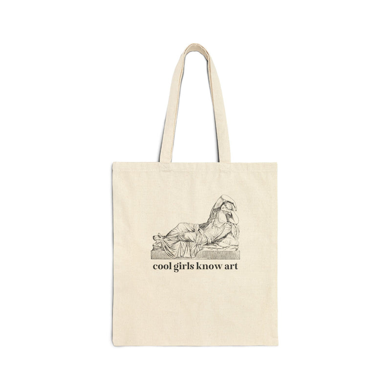 Cool Girls Know Art Tote - Opal and June