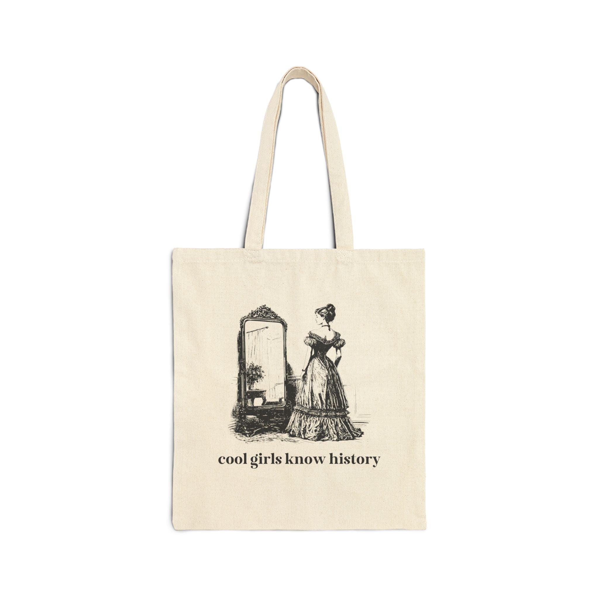 Cool Girls Know History Tote - Opal and June