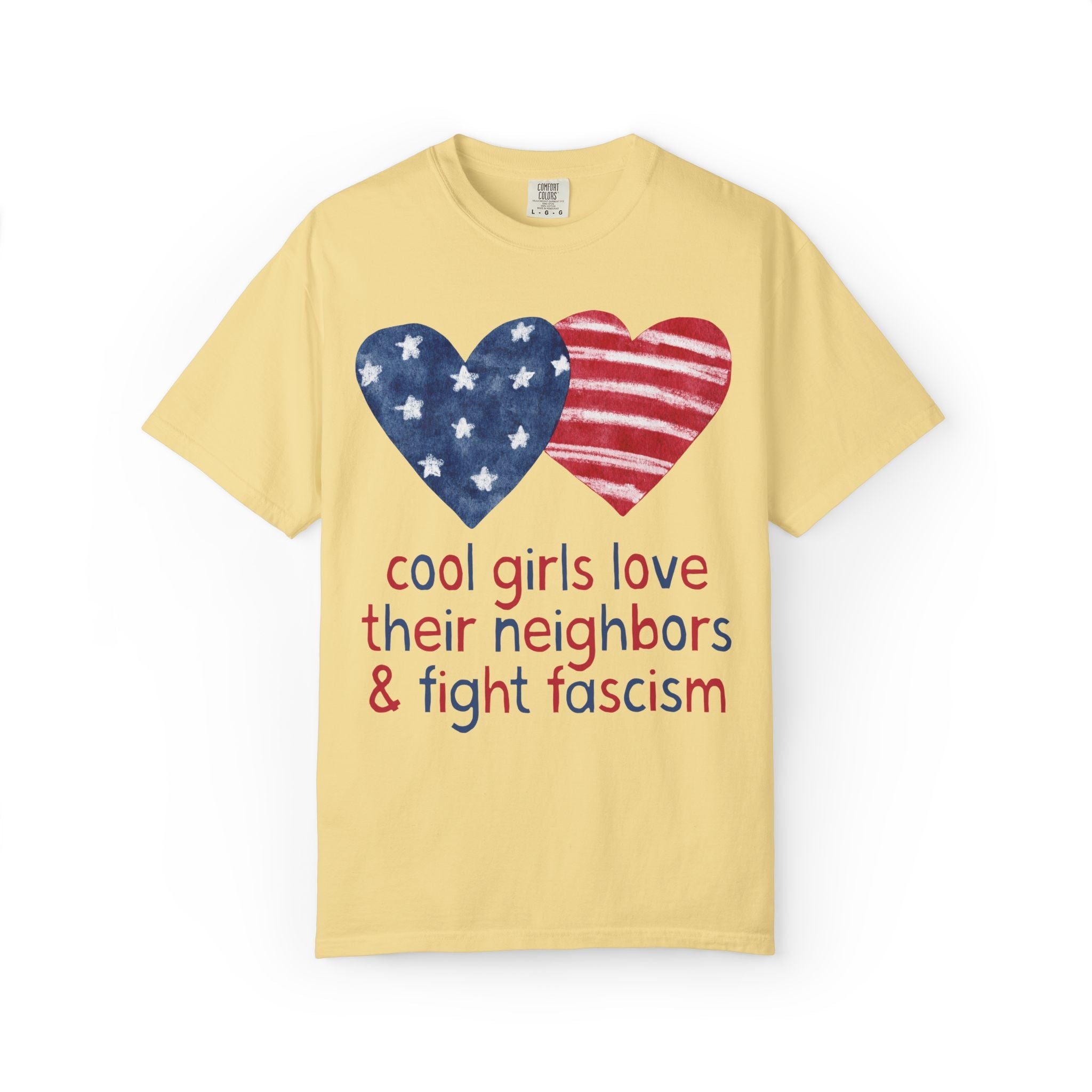 Cool Girls Love Their Neighbors and Fight Fascism - Opal and June