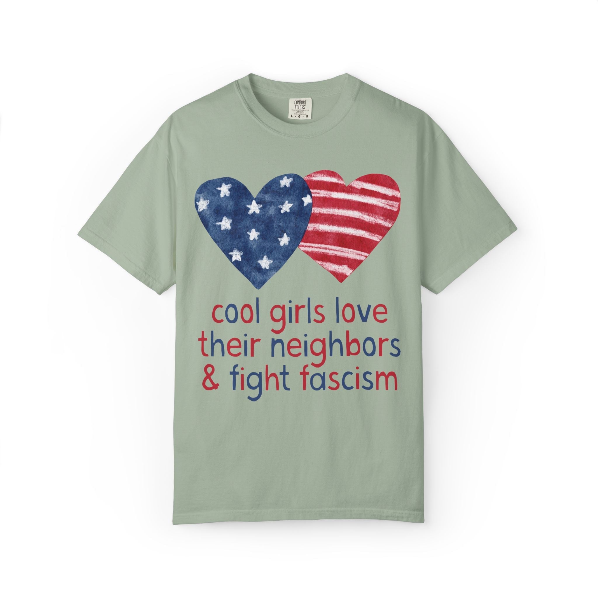 Cool Girls Love Their Neighbors and Fight Fascism - Opal and June