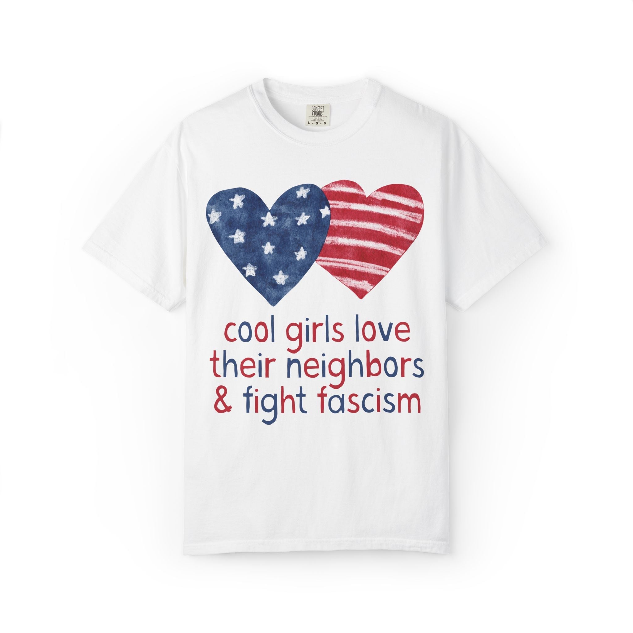 Cool Girls Love Their Neighbors and Fight Fascism - Opal and June