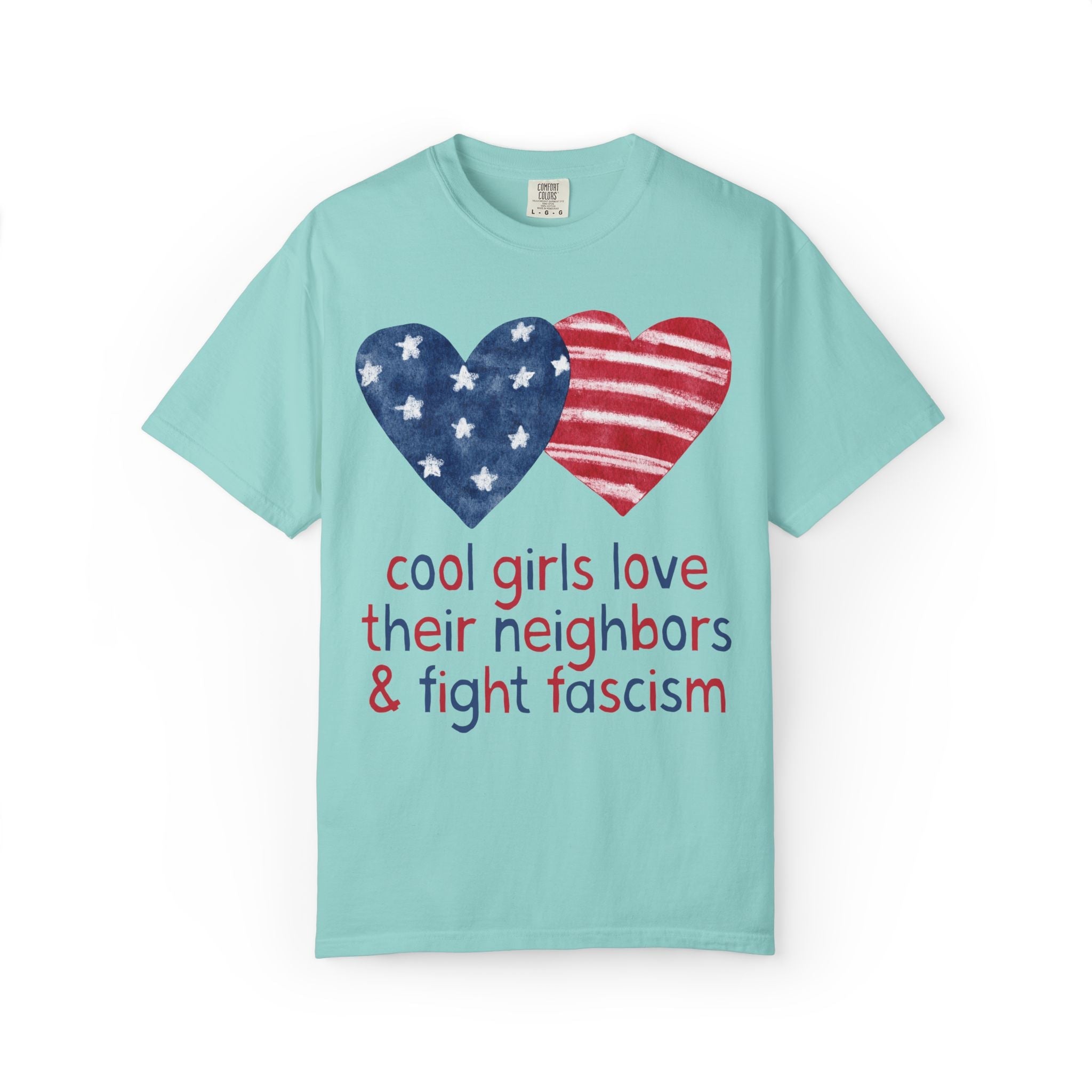 Cool Girls Love Their Neighbors and Fight Fascism - Opal and June