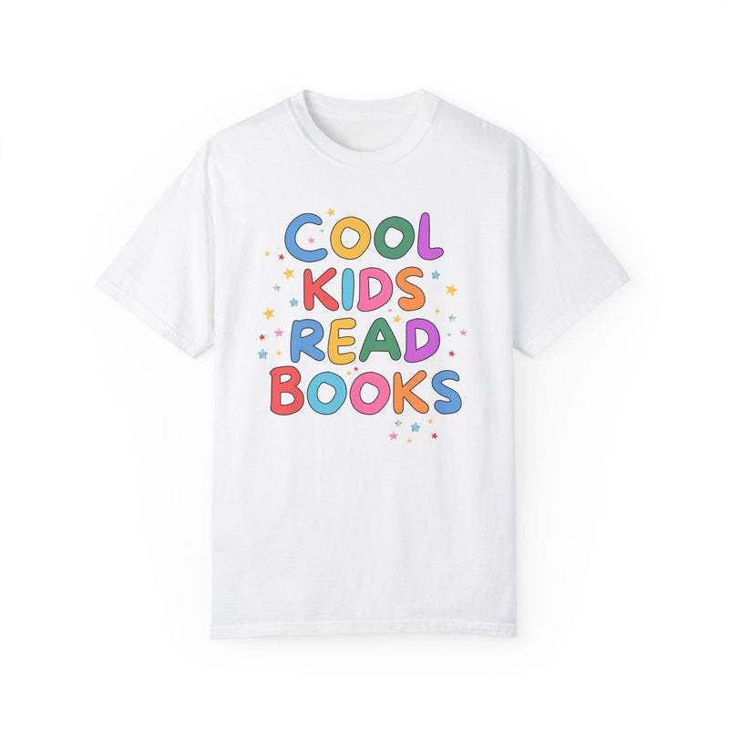 Cool Kids Read Books, Adorable Y2K T-Shirt for Book Lover - Opal and June