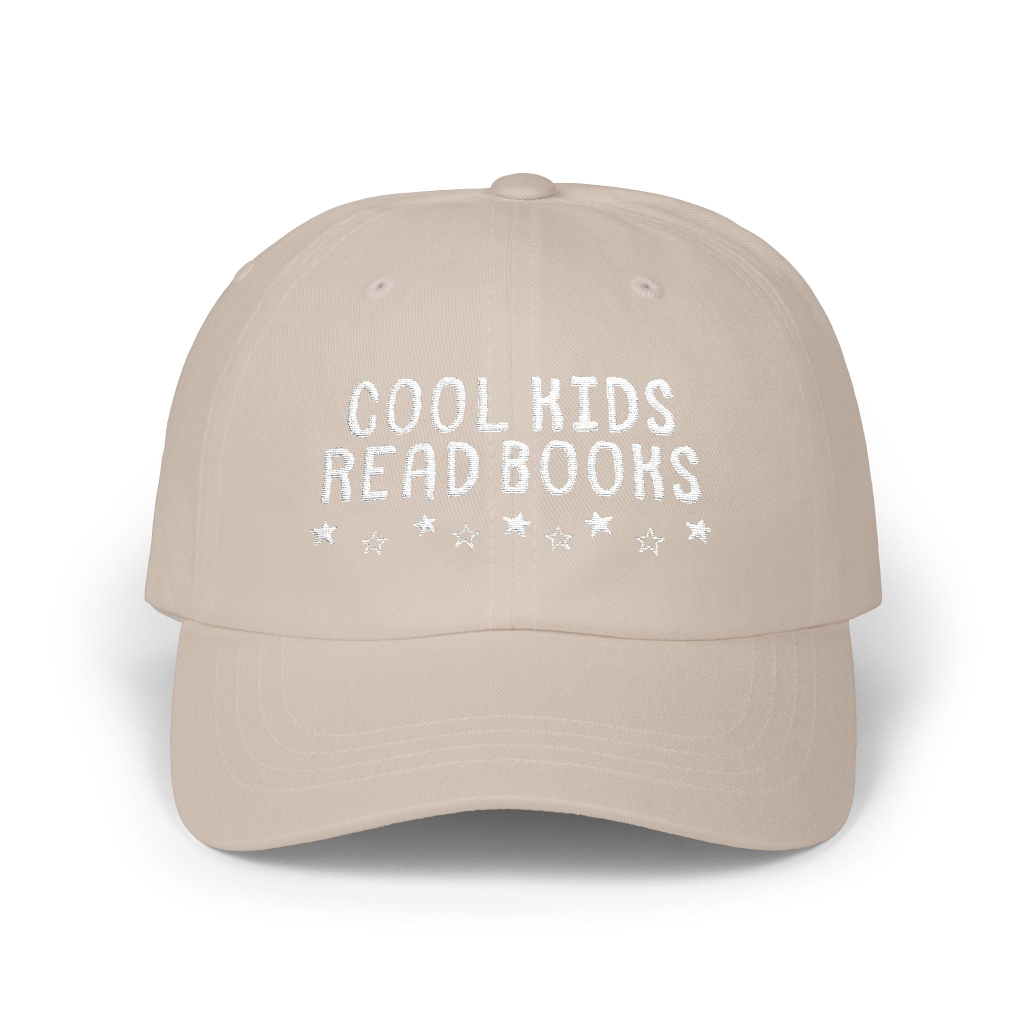 Cool Kids Read Books Gift for Reader or School Librarian, Embroidered Bookish Hat for Mom Who Reads, Romance Reader, Cute Bookworm Gift - Opal and June