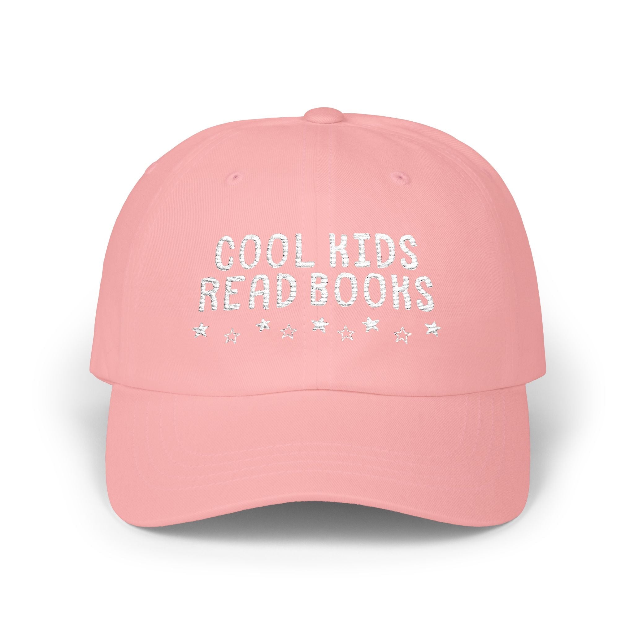 Cool Kids Read Books Gift for Reader or School Librarian, Embroidered Bookish Hat for Mom Who Reads, Romance Reader, Cute Bookworm Gift - Opal and June