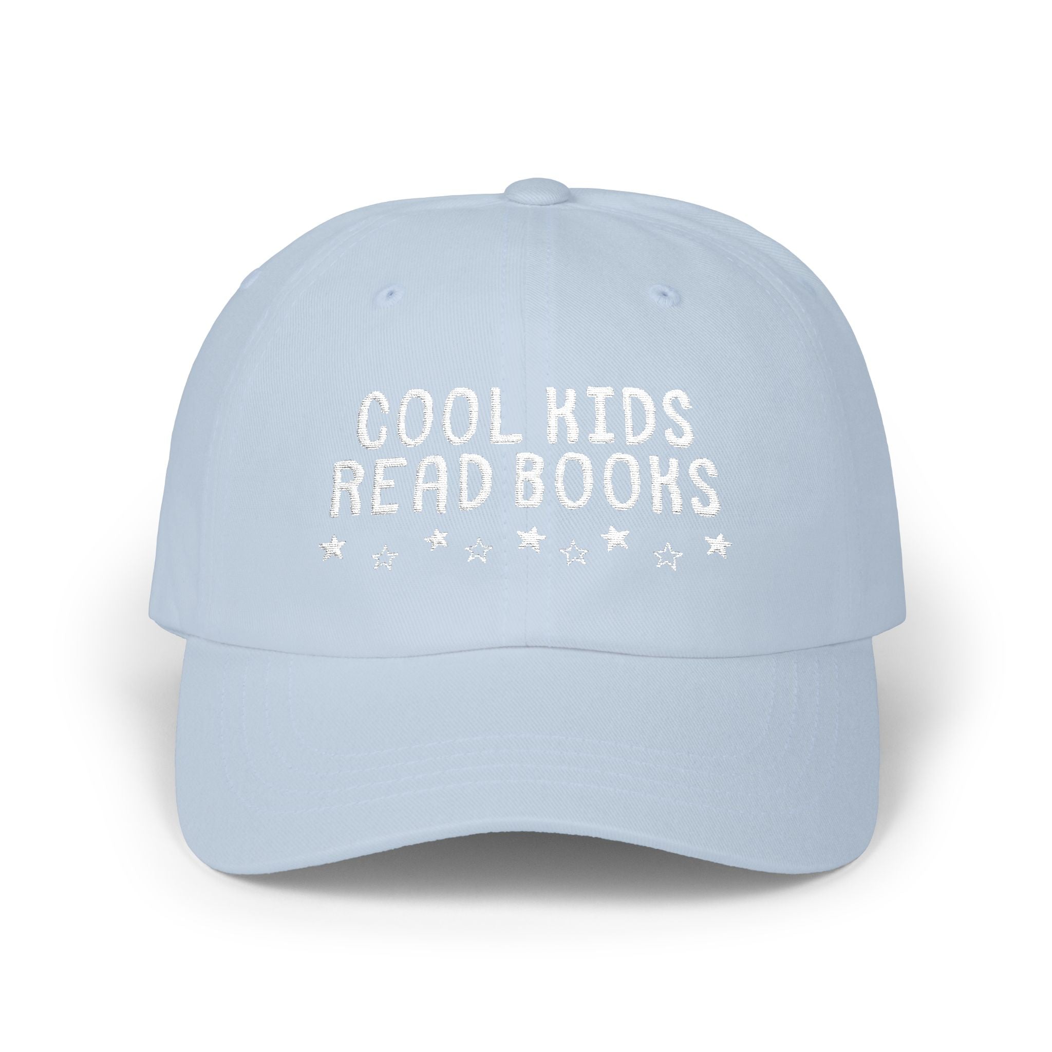 Cool Kids Read Books Gift for Reader or School Librarian, Embroidered Bookish Hat for Mom Who Reads, Romance Reader, Cute Bookworm Gift - Opal and June
