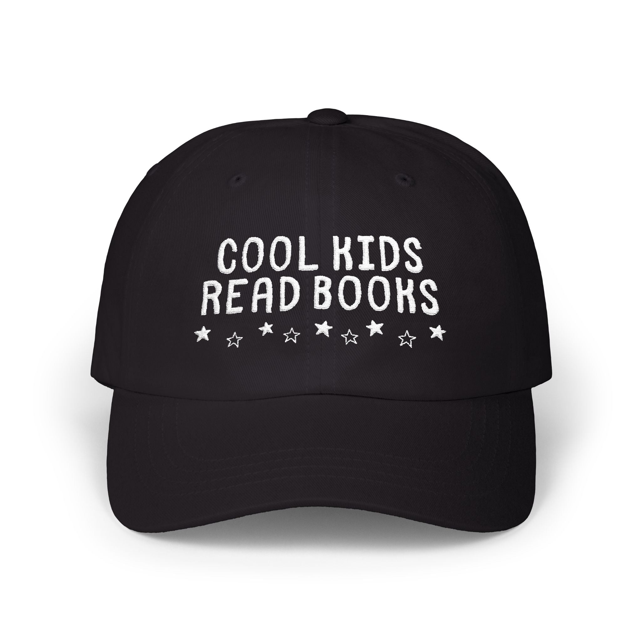Cool Kids Read Books Gift for Reader or School Librarian, Embroidered Bookish Hat for Mom Who Reads, Romance Reader, Cute Bookworm Gift - Opal and June
