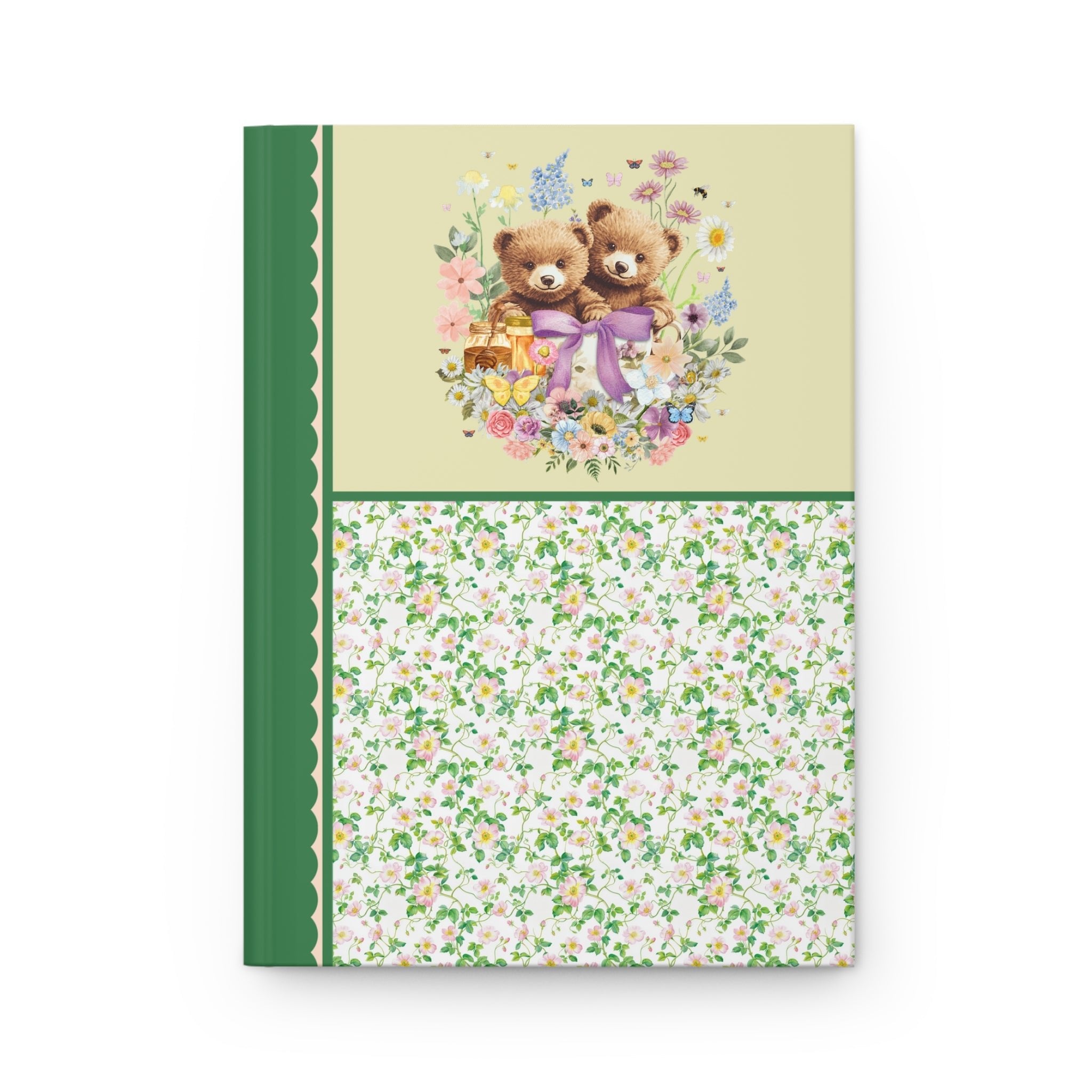 Cottagecore Bear Notebook - Opal and June