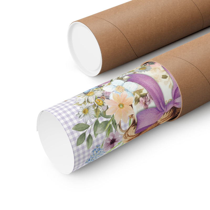 Cottagecore Bear Poster for Nursery - Opal and June