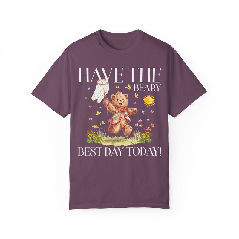 Cottagecore Bear Tee: Beary Best Day - Opal and June