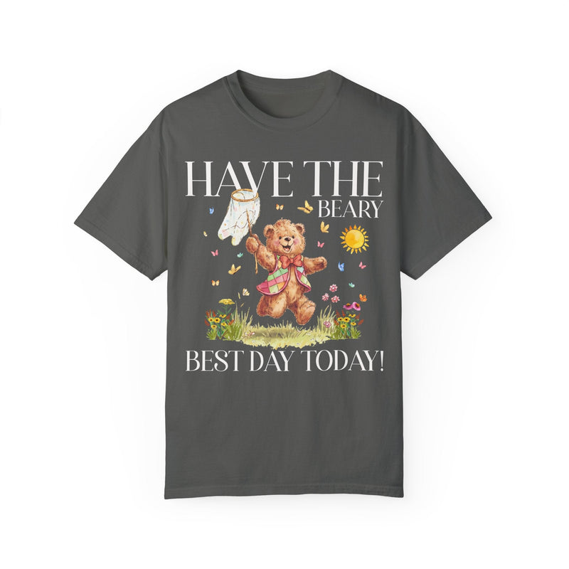 Cottagecore Bear Tee: Beary Best Day - Opal and June