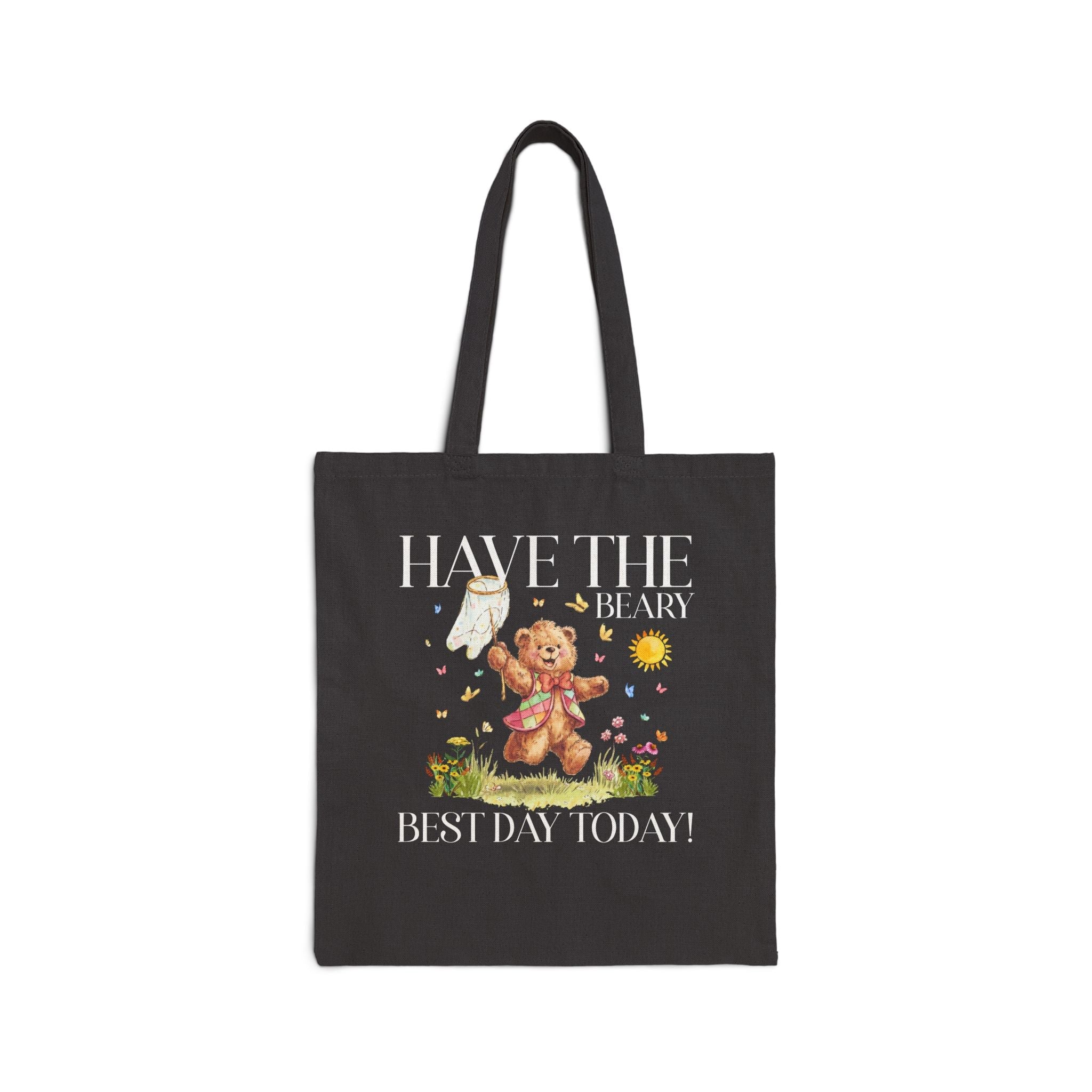 Cottagecore Bear Tote Bag - Opal and June