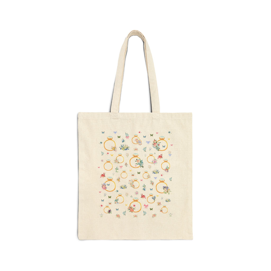 Cottagecore Bridal Tote Bag - Opal and June