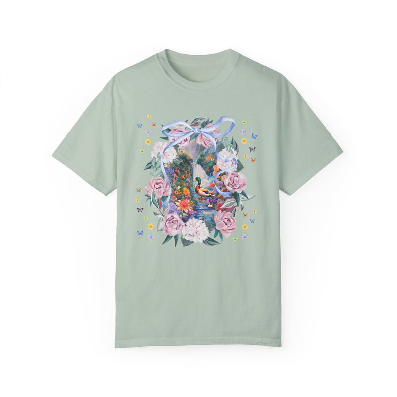 Cottagecore Floral Duck Tee - Opal and June