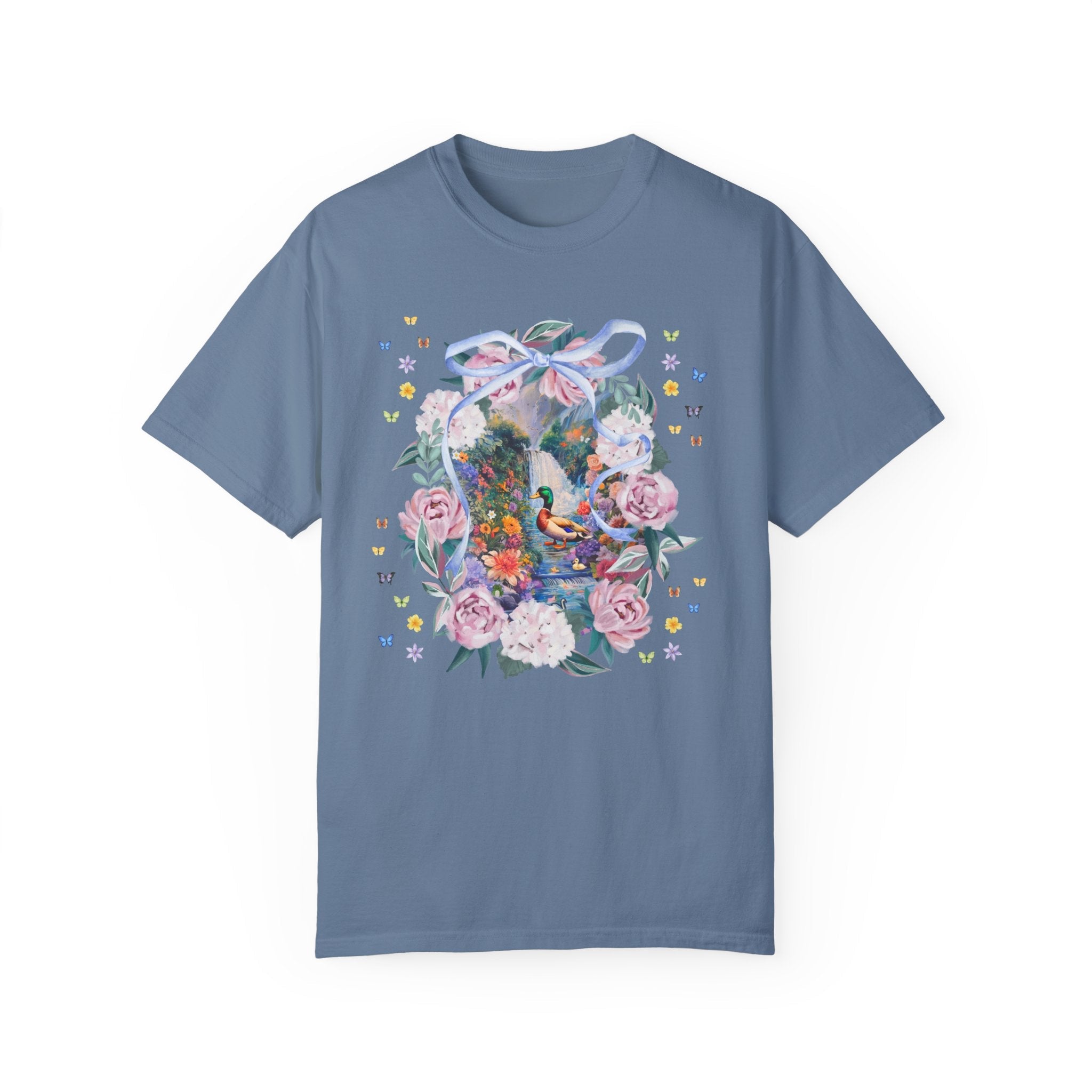 Cottagecore Floral Duck Tee - Opal and June