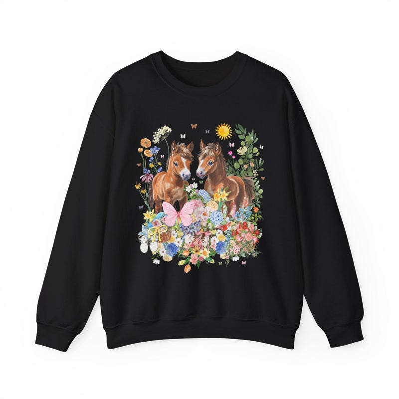 Cottagecore Horse Sweatshirt - Opal and June