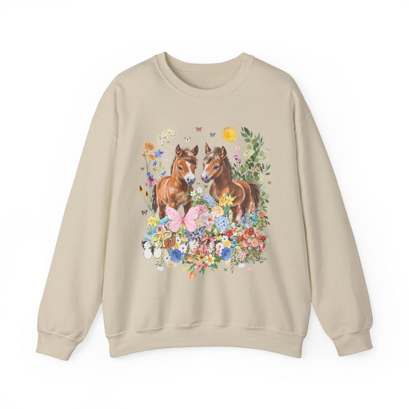 Cottagecore Horse Sweatshirt - Opal and June