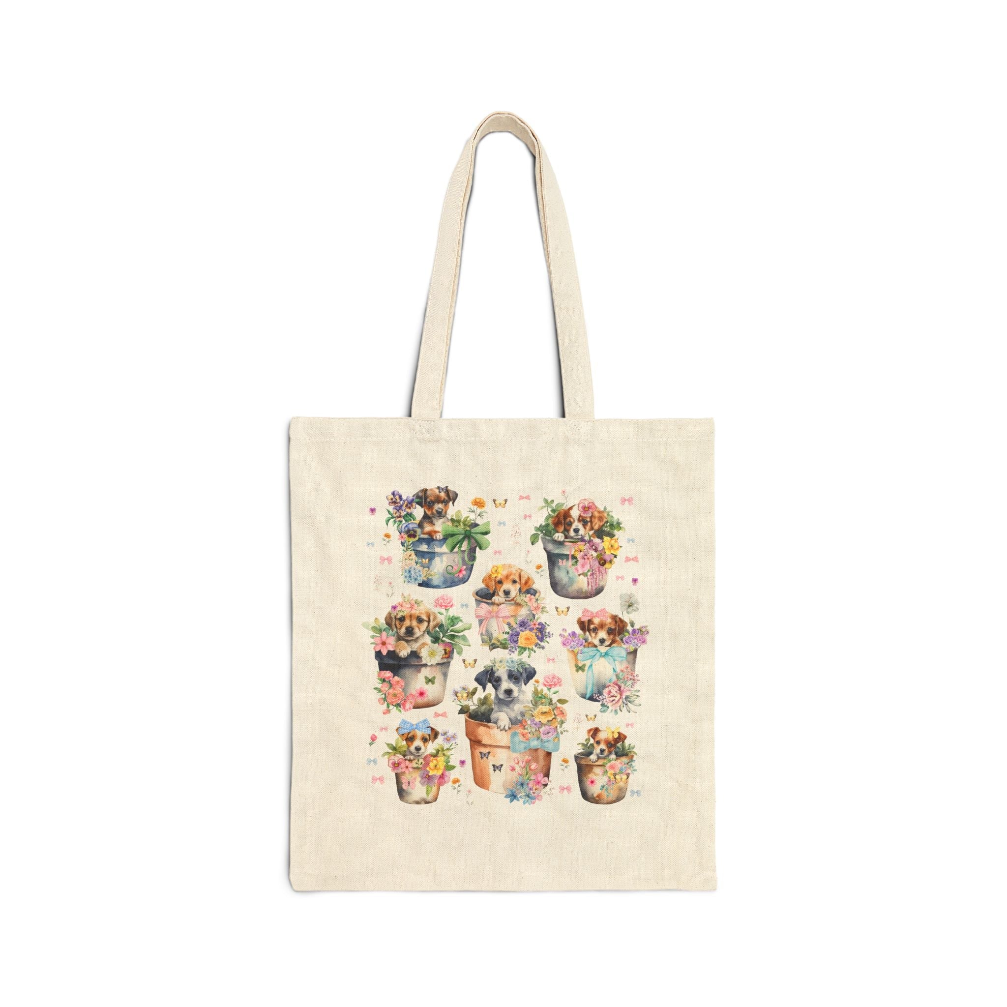 Cottagecore Puppy Tote - Opal and June
