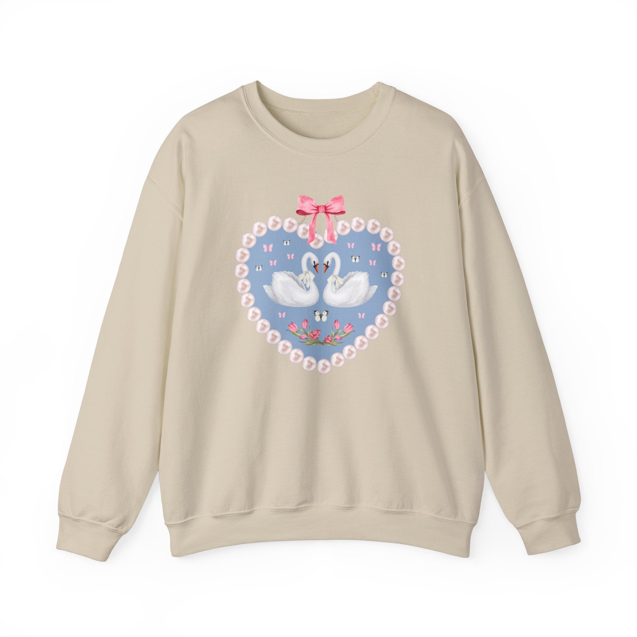 Cottagecore Swan Sweatshirt - Opal and June