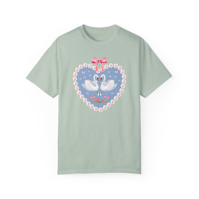 Cottagecore Swan T-Shirt - Opal and June