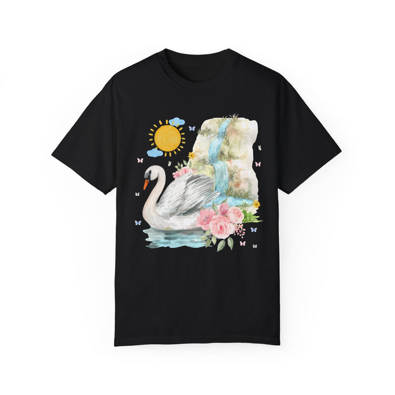 Cottagecore Swan Tee Shirt - Opal and June