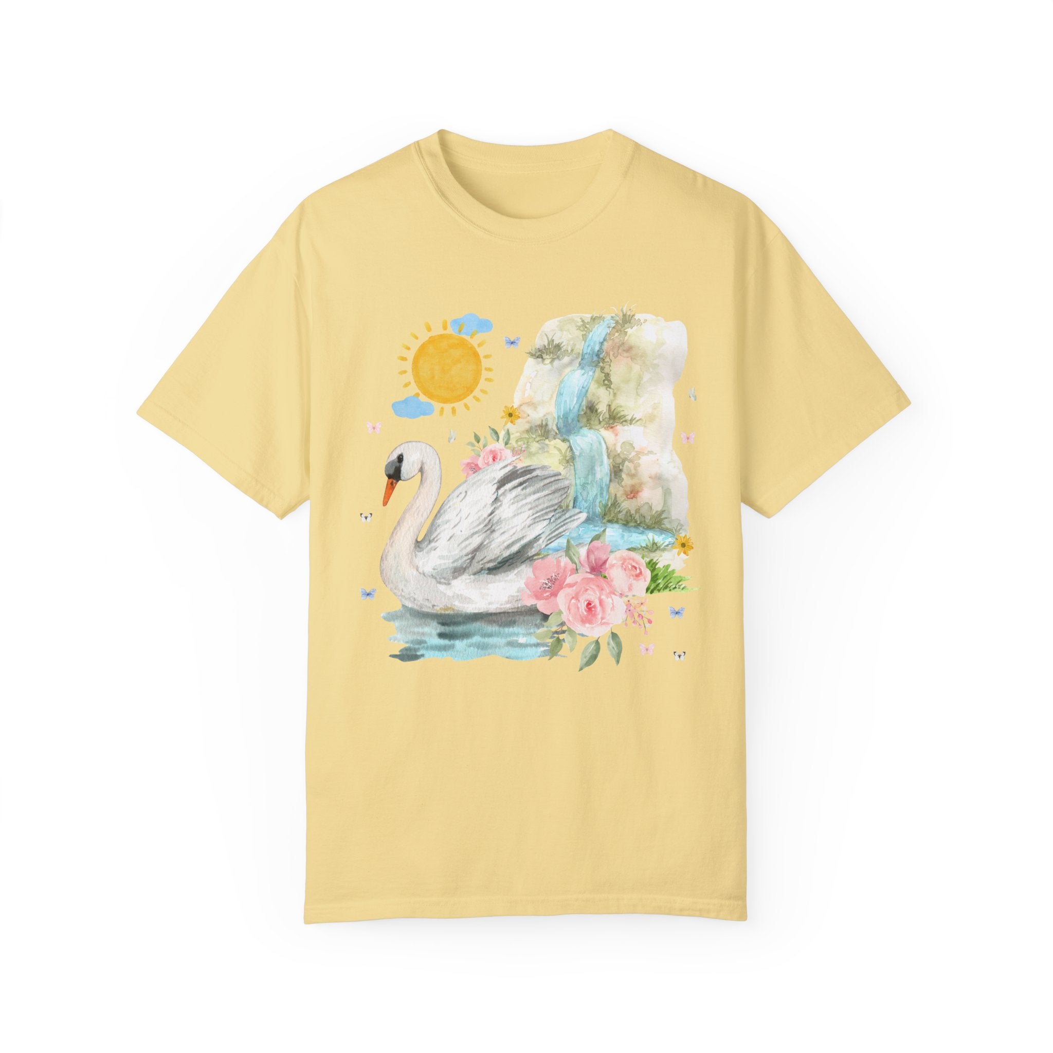 Cottagecore Swan Tee Shirt - Opal and June