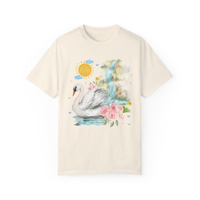 Cottagecore Swan Tee Shirt - Opal and June
