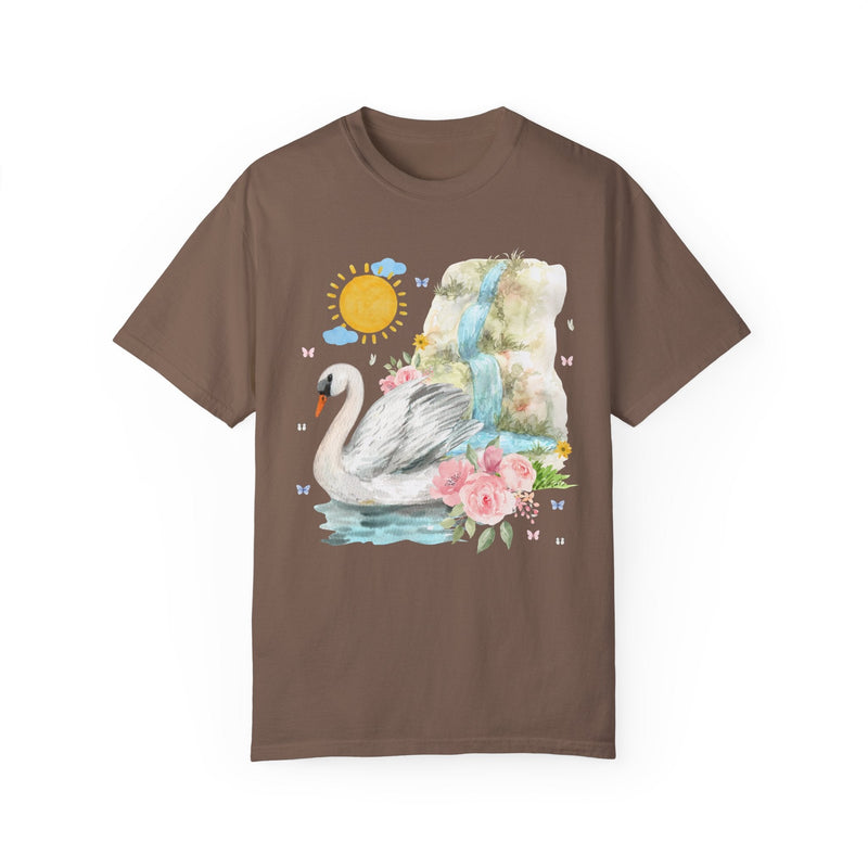 Cottagecore Swan Tee Shirt - Opal and June