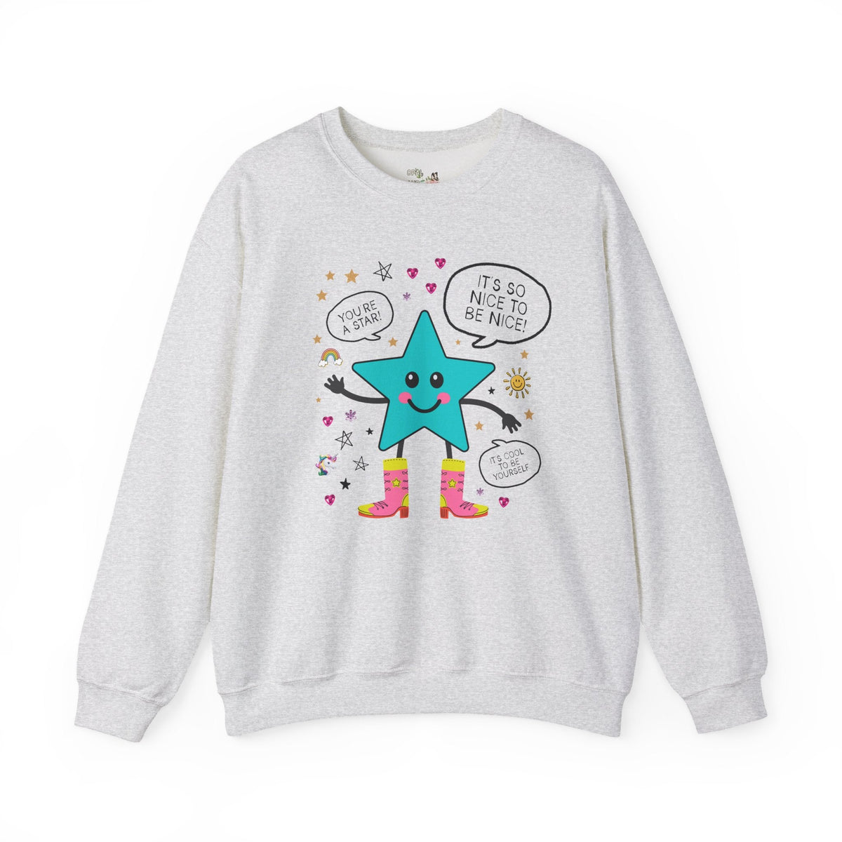 Cowboy Star Sweatshirt with Compliments - Opal and June