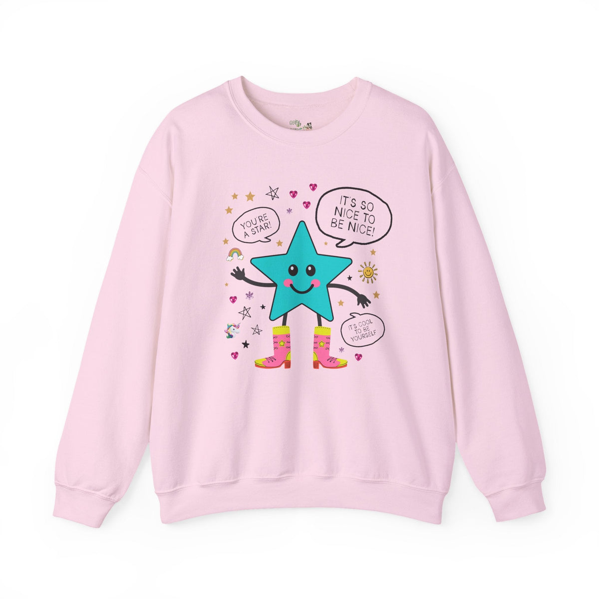 Cowboy Star Sweatshirt with Compliments - Opal and June