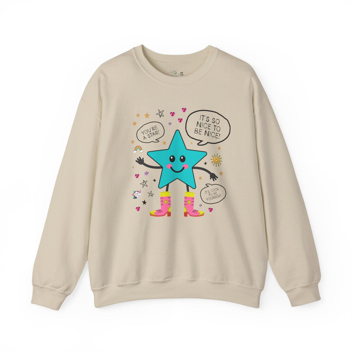 Cowboy Star Sweatshirt with Compliments - Opal and June