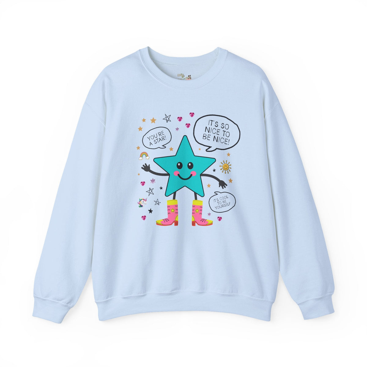 Cowboy Star Sweatshirt with Compliments - Opal and June