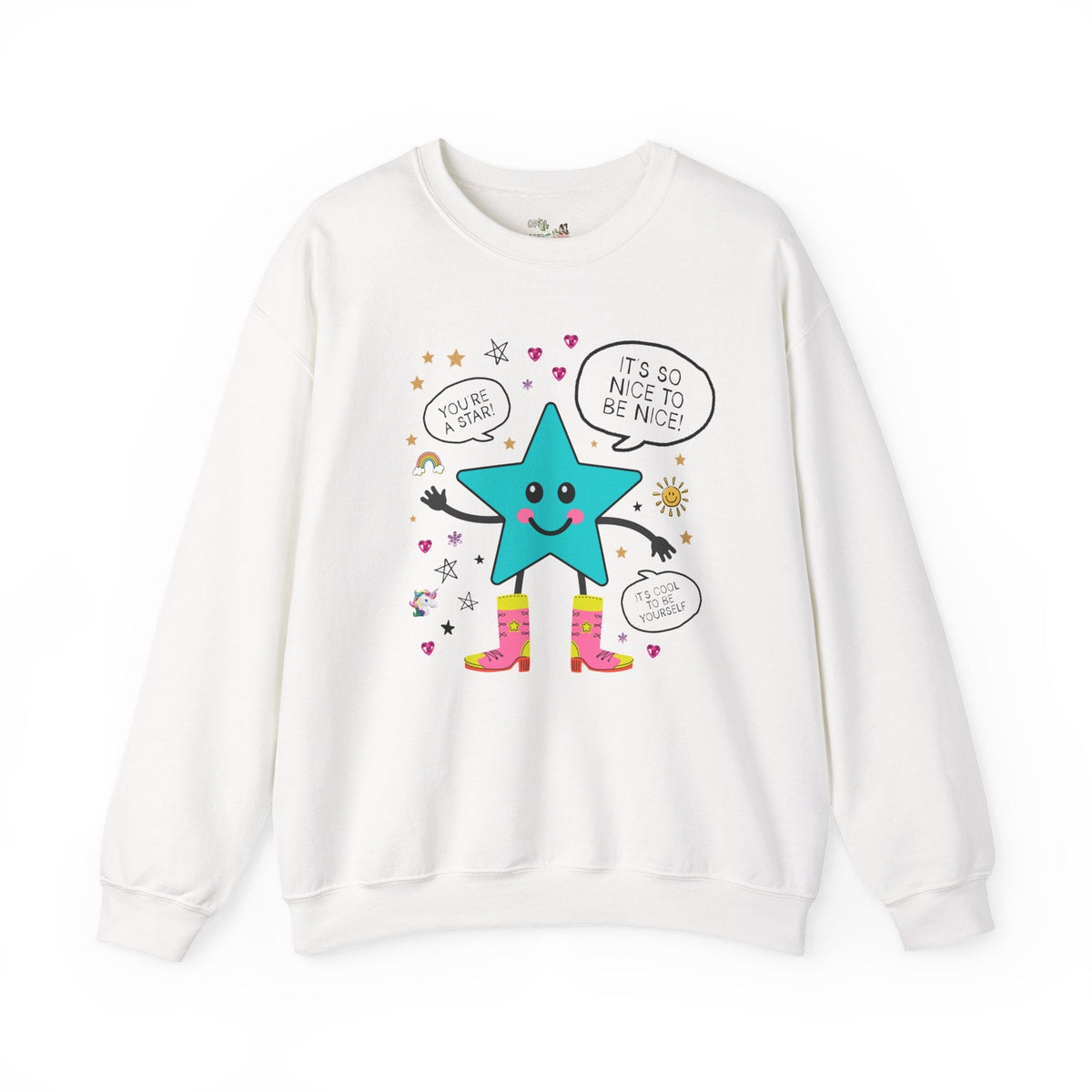 Cowboy Star Sweatshirt with Compliments - Opal and June