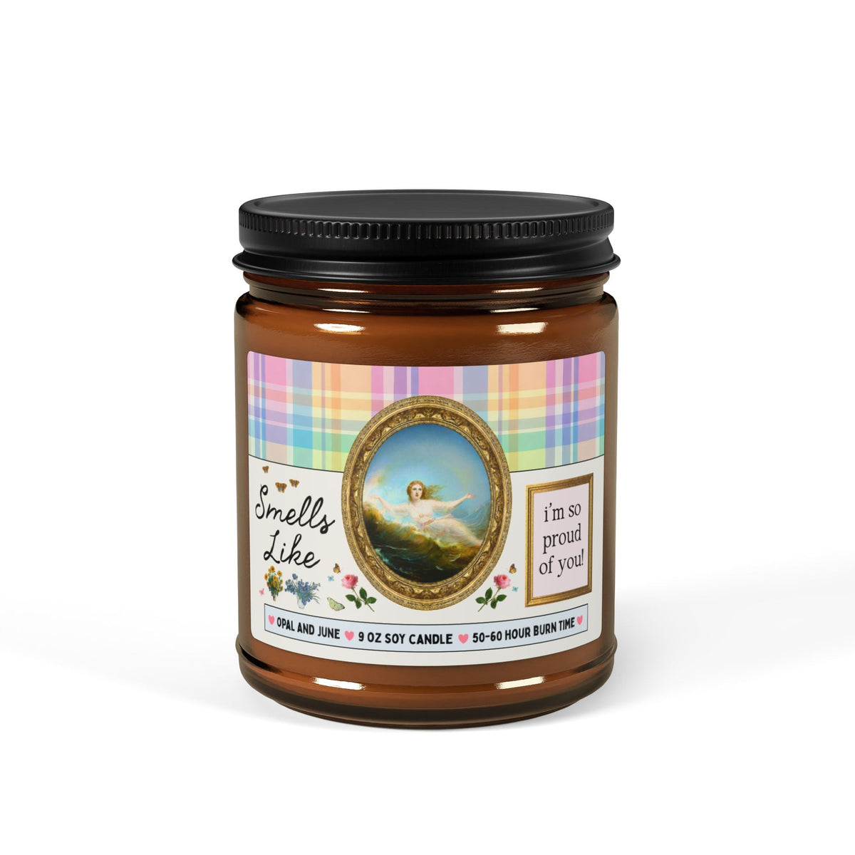 Coworker Art History Gift for Career Glow Up or Friend with a New Job Promotion, Cute Congratulations Gift, College Student: So Proud of You - Opal and June