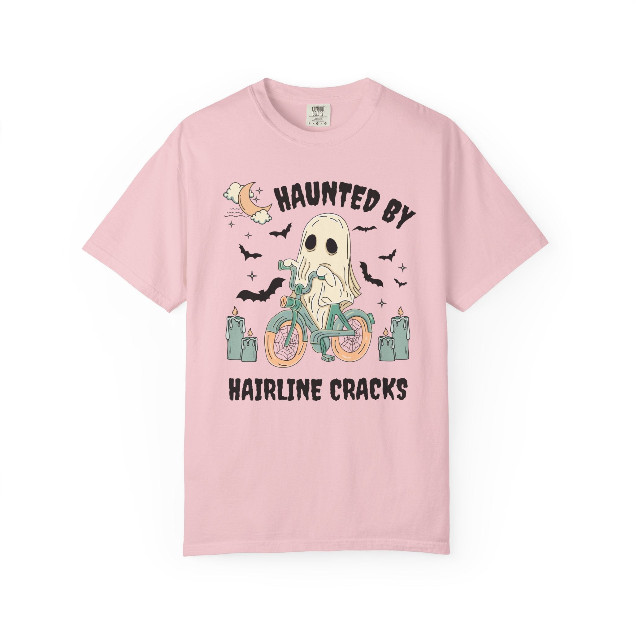 Cozy Pottery Shirt for Ceramic Artist: Haunted By Hairline Cracks | Funny Ghost Gift for Ceramic Art Teacher or Potter, Funny Pottery Gift - Opal and June