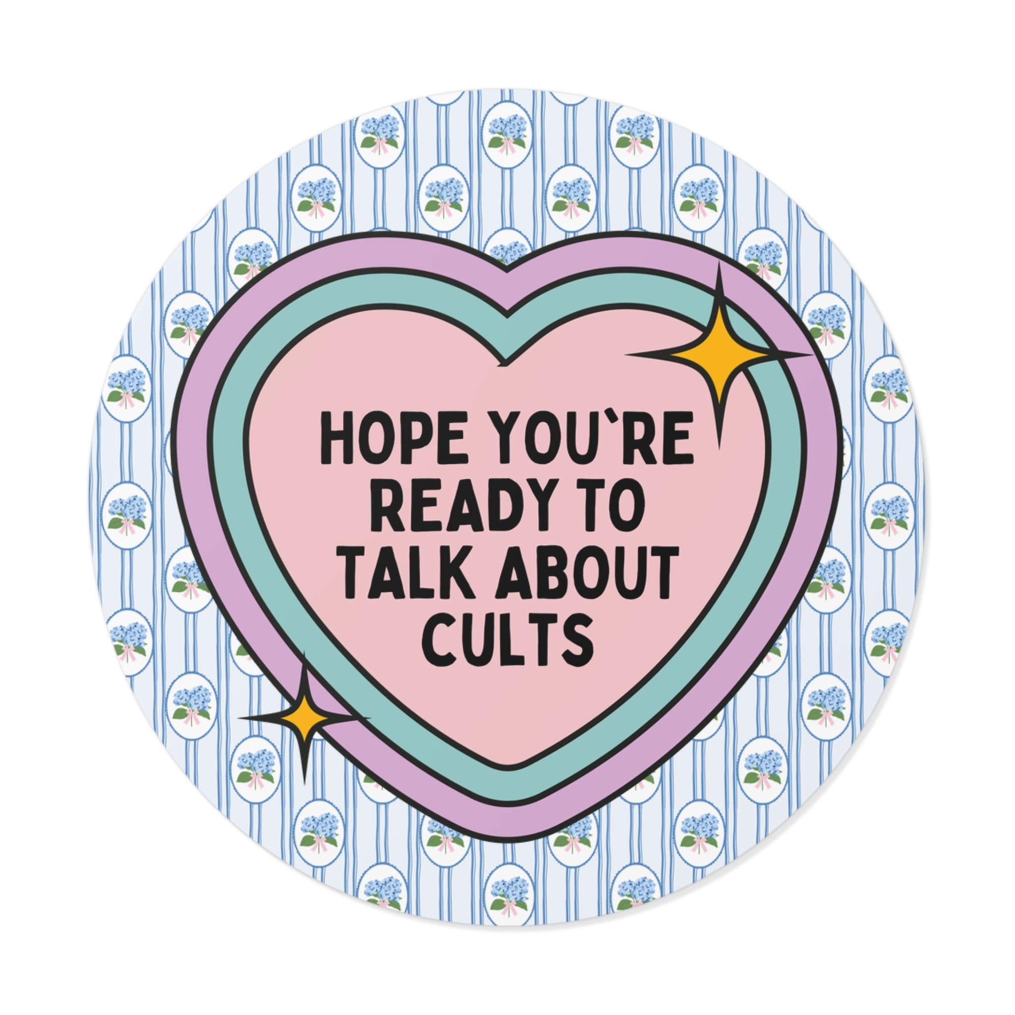 Cult History Floral Sticker - Opal and June