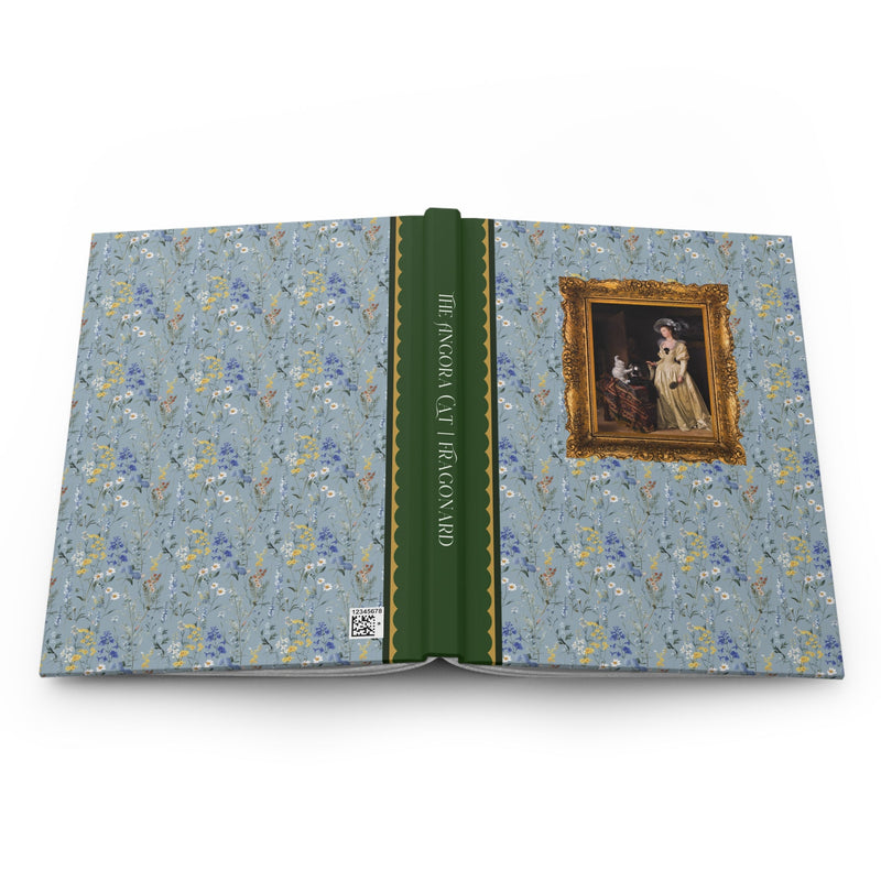 Cute Art History Journal for Cat Mom or Cat Dad Who Loves Jean - Honoré Fragonard: The Angora Cat, Baroque Art History Gift, Humanities Major - Opal and June