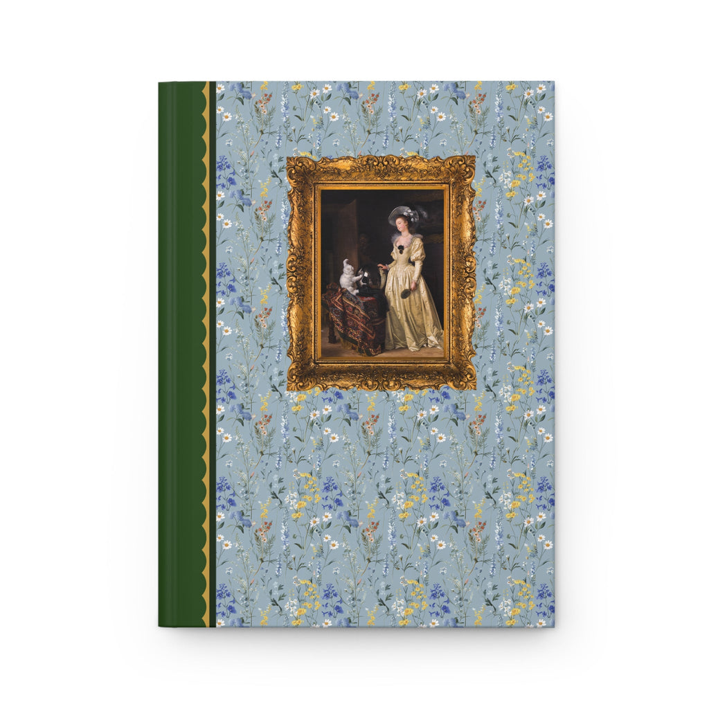 Cute Art History Journal for Cat Mom or Cat Dad Who Loves Jean - Honoré Fragonard: The Angora Cat, Baroque Art History Gift, Humanities Major - Opal and June