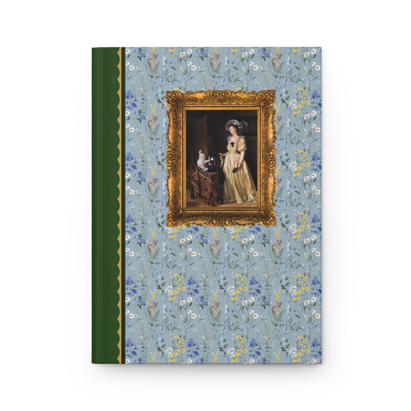 Cute Art History Journal for Cat Mom or Cat Dad Who Loves Jean - Honoré Fragonard: The Angora Cat, Baroque Art History Gift, Humanities Major - Opal and June