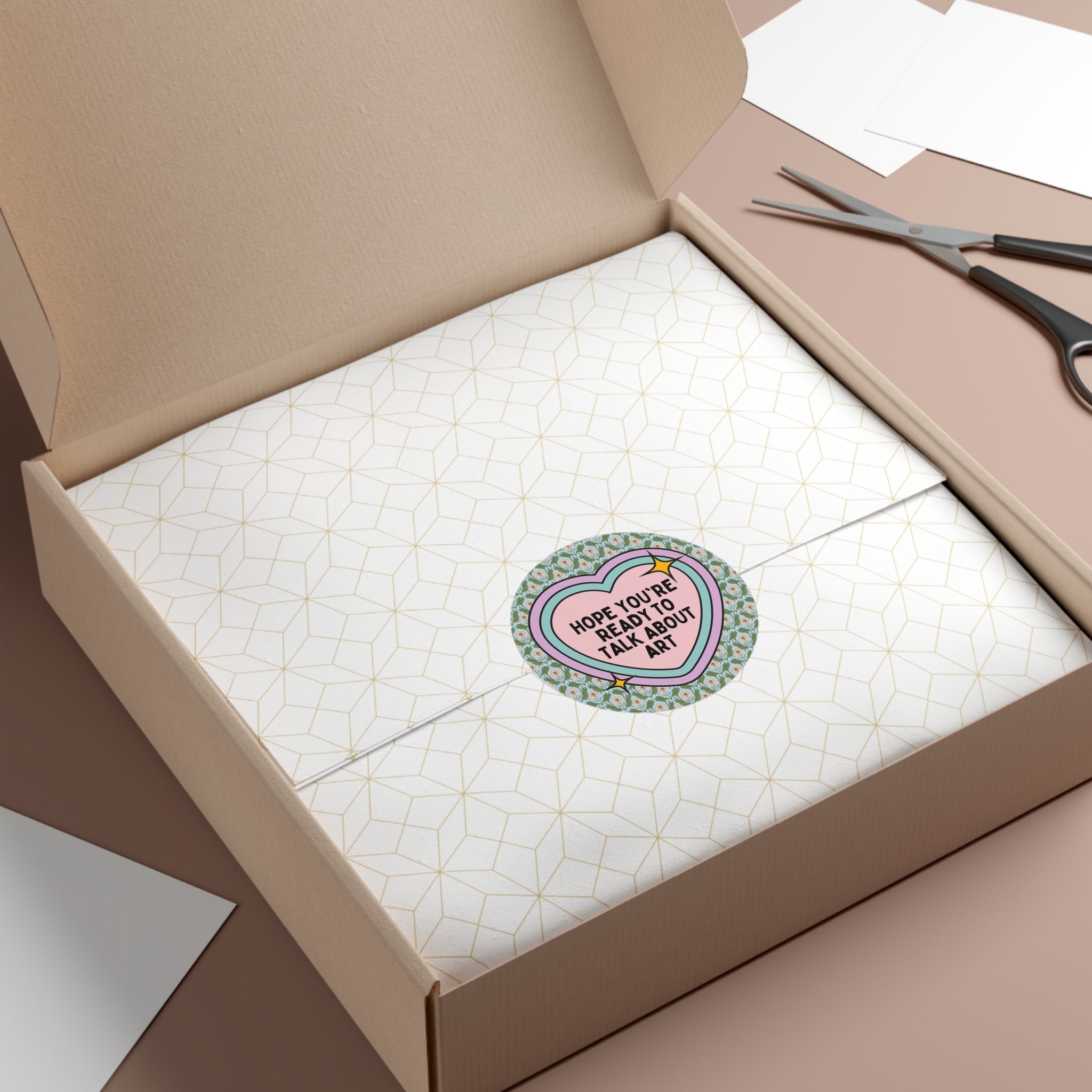 Cute Art History Sticker for Humanities Teacher or Professor, High School Art Teacher Appreciation Gift, Present for Painter, Ceramic Artist - Opal and June