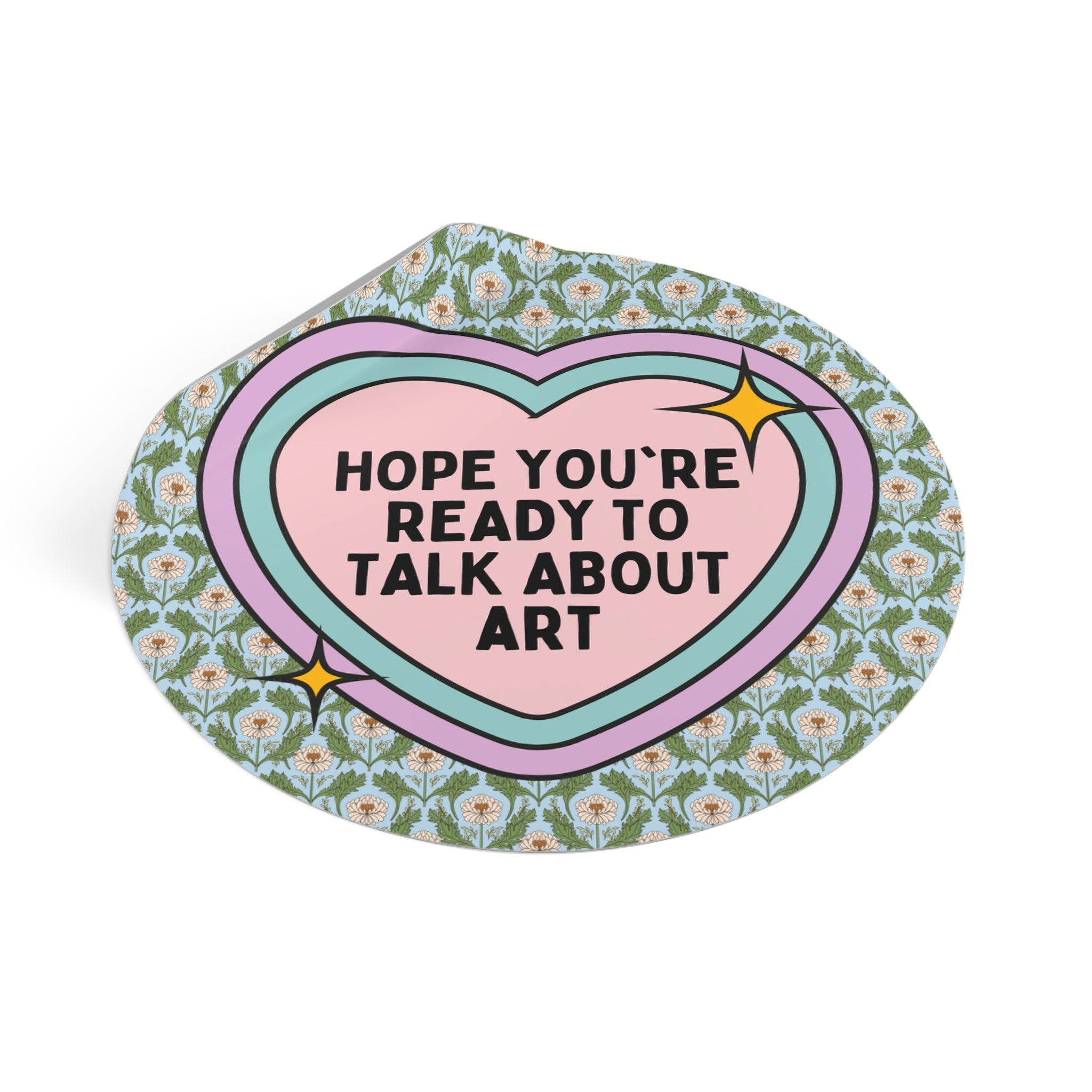 Cute Art History Sticker for Humanities Teacher or Professor, High School Art Teacher Appreciation Gift, Present for Painter, Ceramic Artist - Opal and June