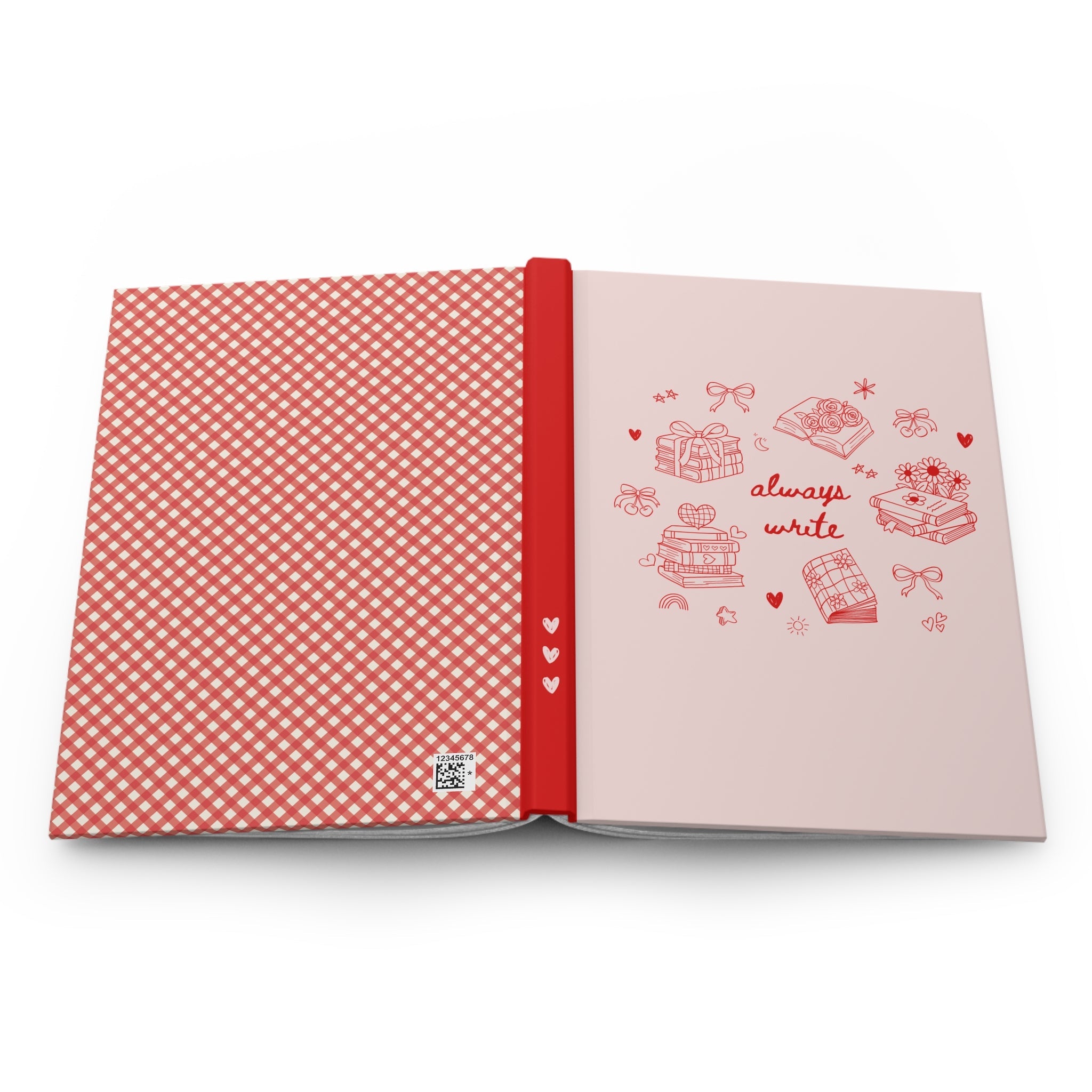 Cute Author Gift for Romance Writer or Friend Who Loves to Journal, Funny Saying Hardcover Y2K Aesthetic Diary with Stars, Celestial Vibes - Opal and June