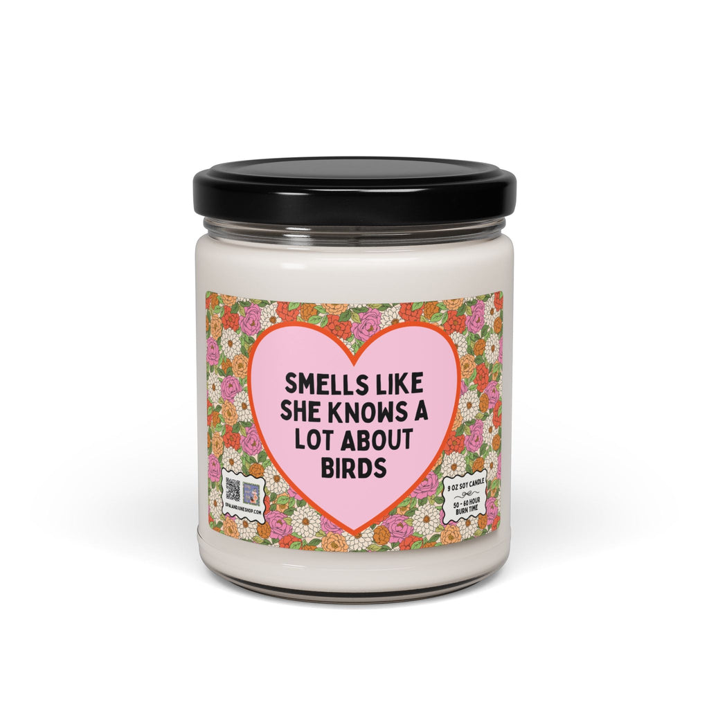Cute Bird Lover 9 Oz Soy Candle for Mom Who Loves Birds, Funny Science Teacher Gift, Wildlife Biologist or Ornithologist, Bird Expert Gift - Opal and June