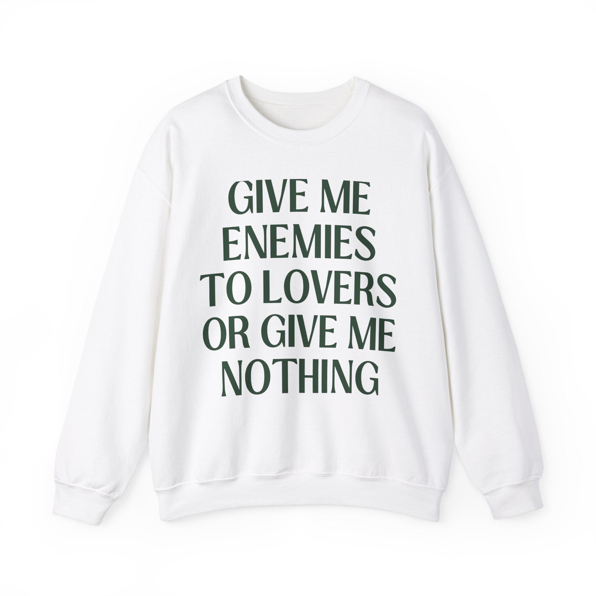 Cute Bookish Sweatshirt: Enemies to Lovers - Opal and June
