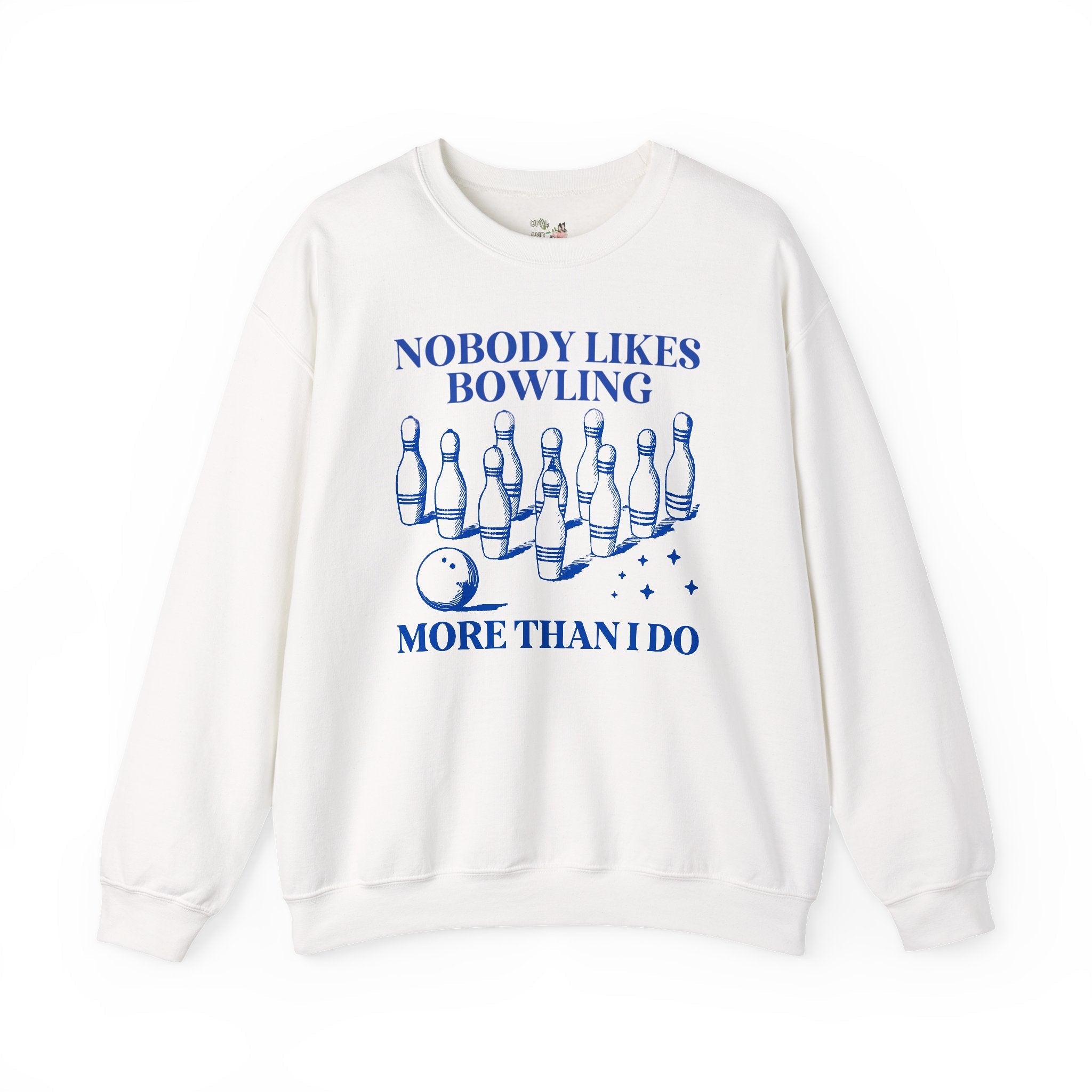 Cute Bowling Lover Sweatshirt for Dad Who Loves Bowling, Sister on Bowling Team, Funny Saying Vintage Aesthetic Bowling, Cute Birthday Gift - Opal and June