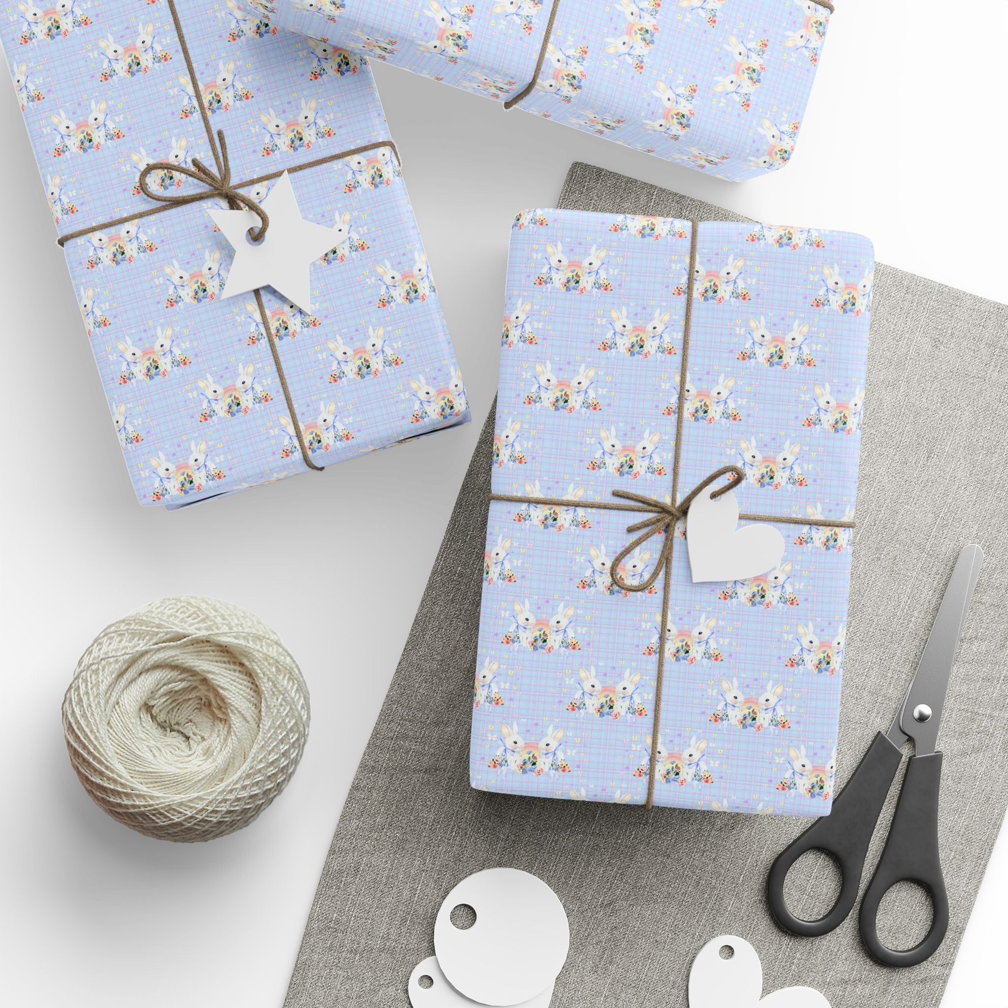 Cute Bunny Wrapping Paper - Opal and June