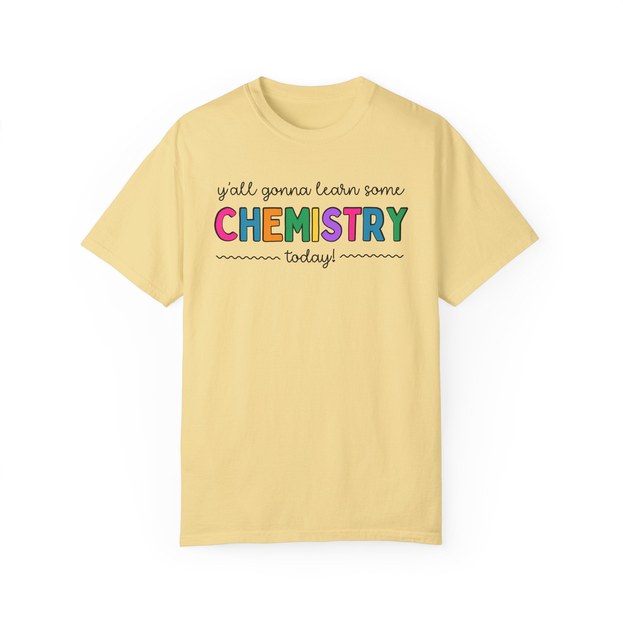 Cute Chemistry Teacher T-Shirt for High School Science Teacher or Science Professor, Funny Saying Science Major Tee for Teaching Assistant - Opal and June