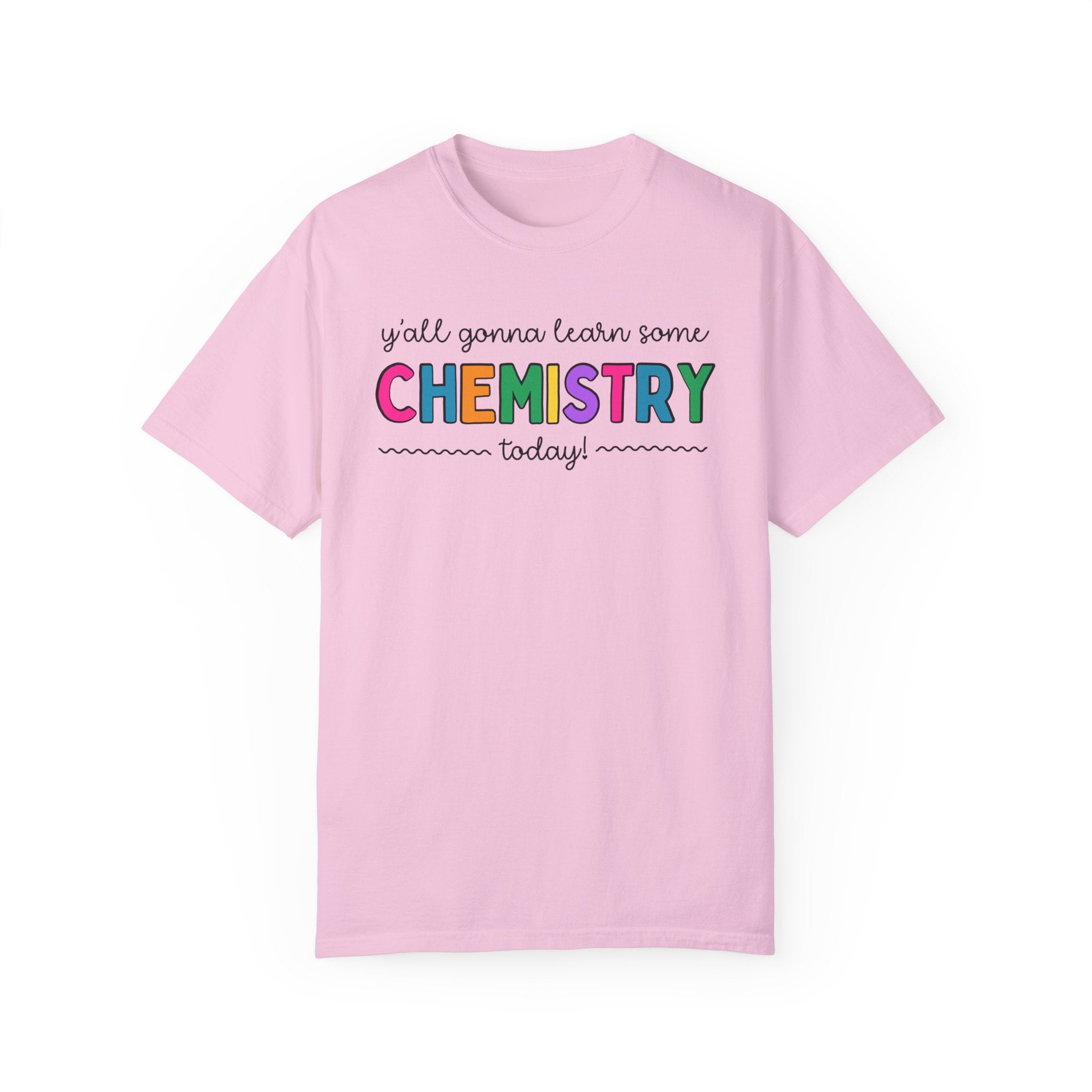 Cute Chemistry Teacher T-Shirt for High School Science Teacher or Science Professor, Funny Saying Science Major Tee for Teaching Assistant - Opal and June